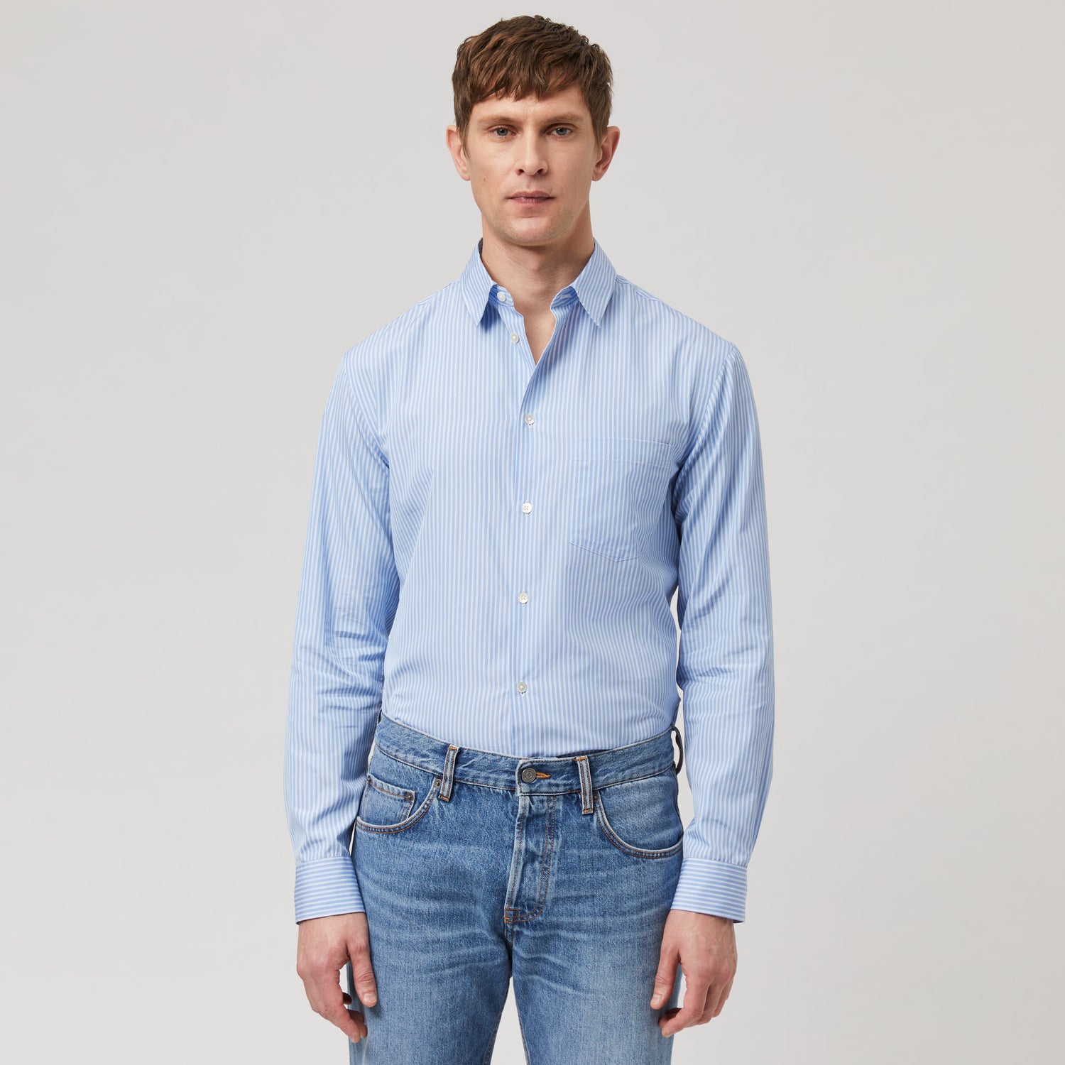 Men's Regular Cotton-Poplin Shirt