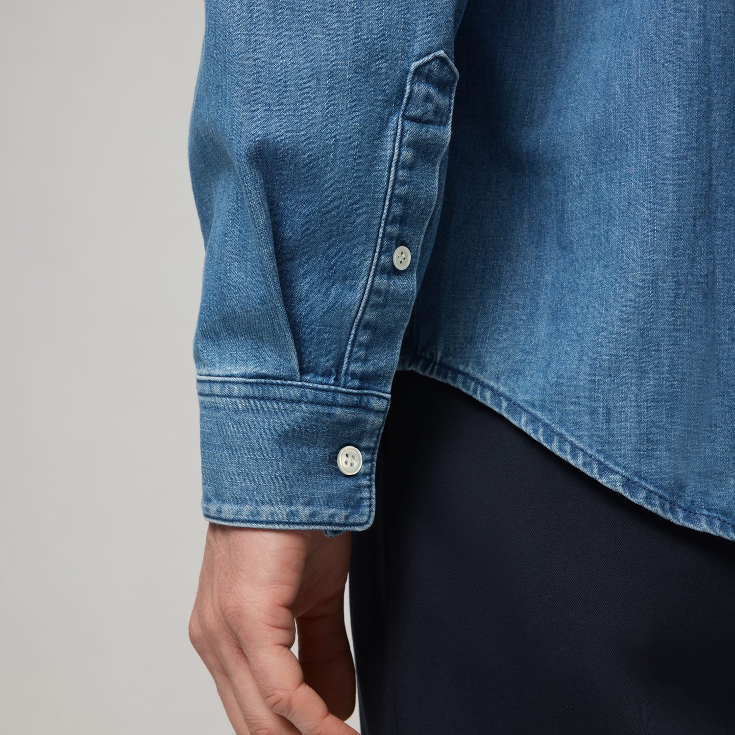 Men's Relaxed Denim Shirt