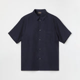 Men's Relaxed Short Sleeve Linen Shirt