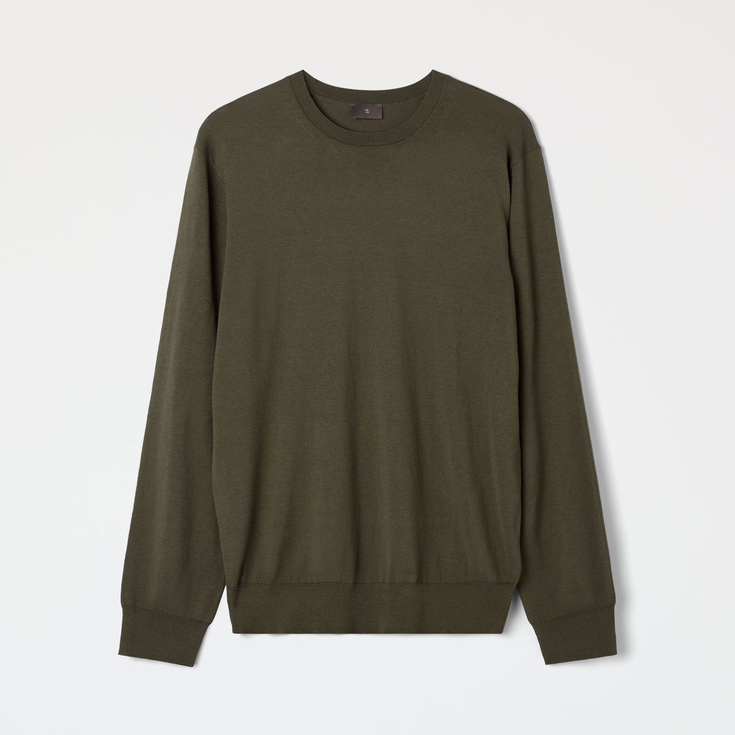 Men's Silk-Cotton Crewneck Sweater