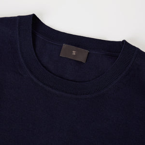 Men's Silk-Cotton Crew Neck