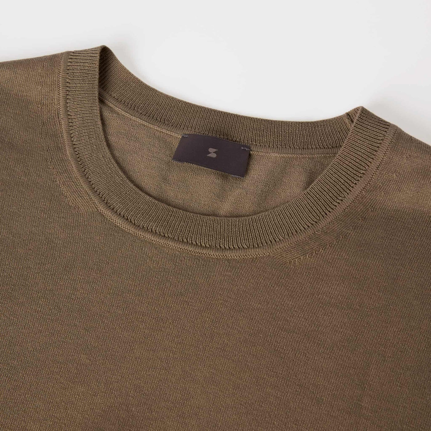 Men's Silk-Cotton Crewneck Sweater