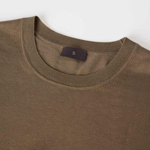 Men's Silk-Cotton Crew Neck