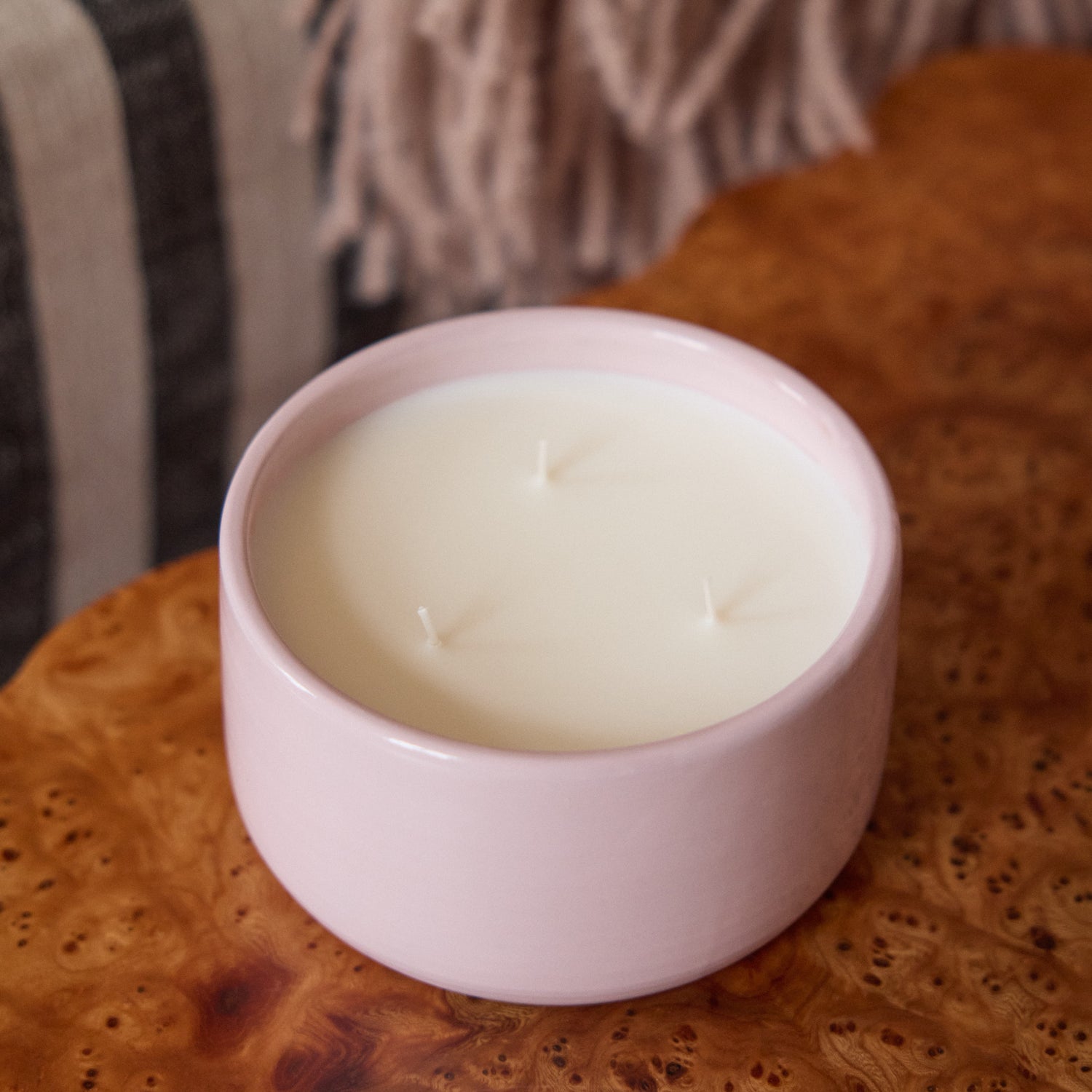 3-wick Scented Candle Sandalwood Amber Lily