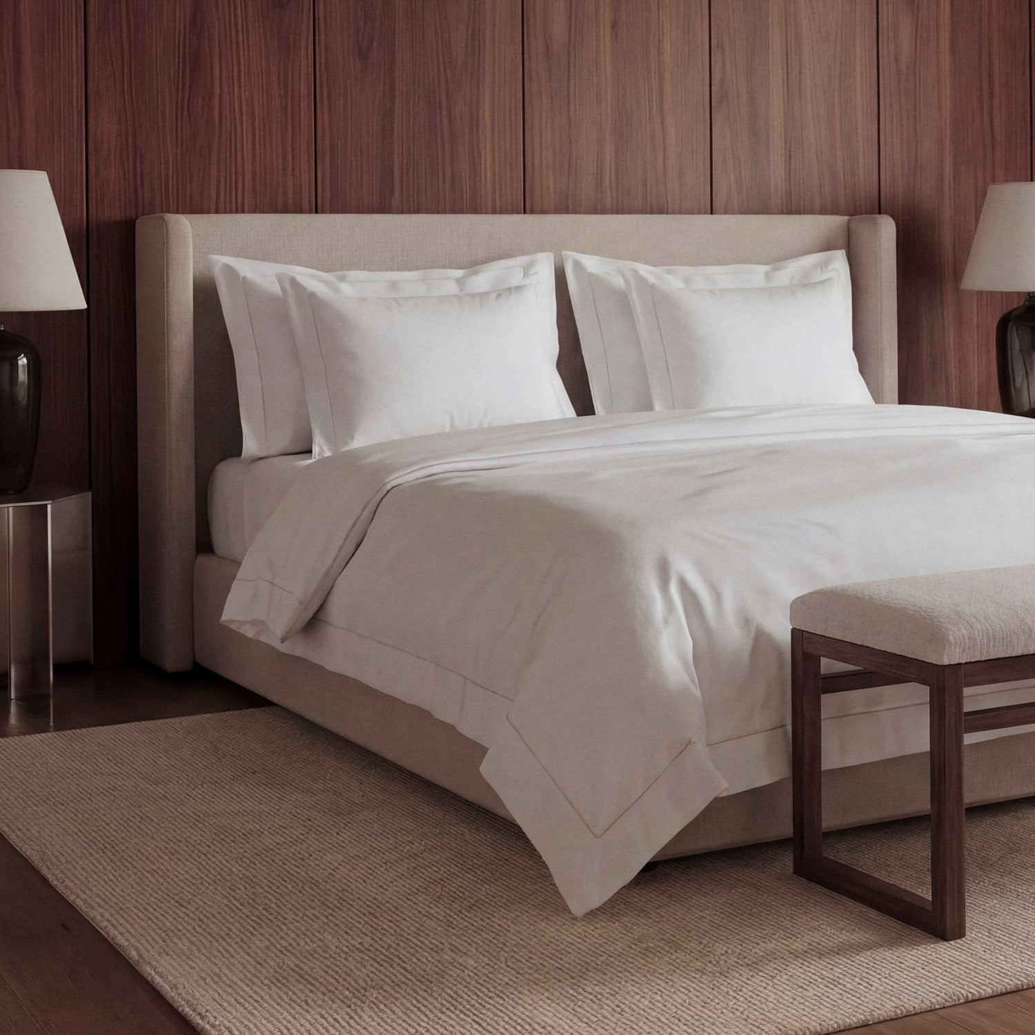 Sateen Duvet Cover Hemstitch