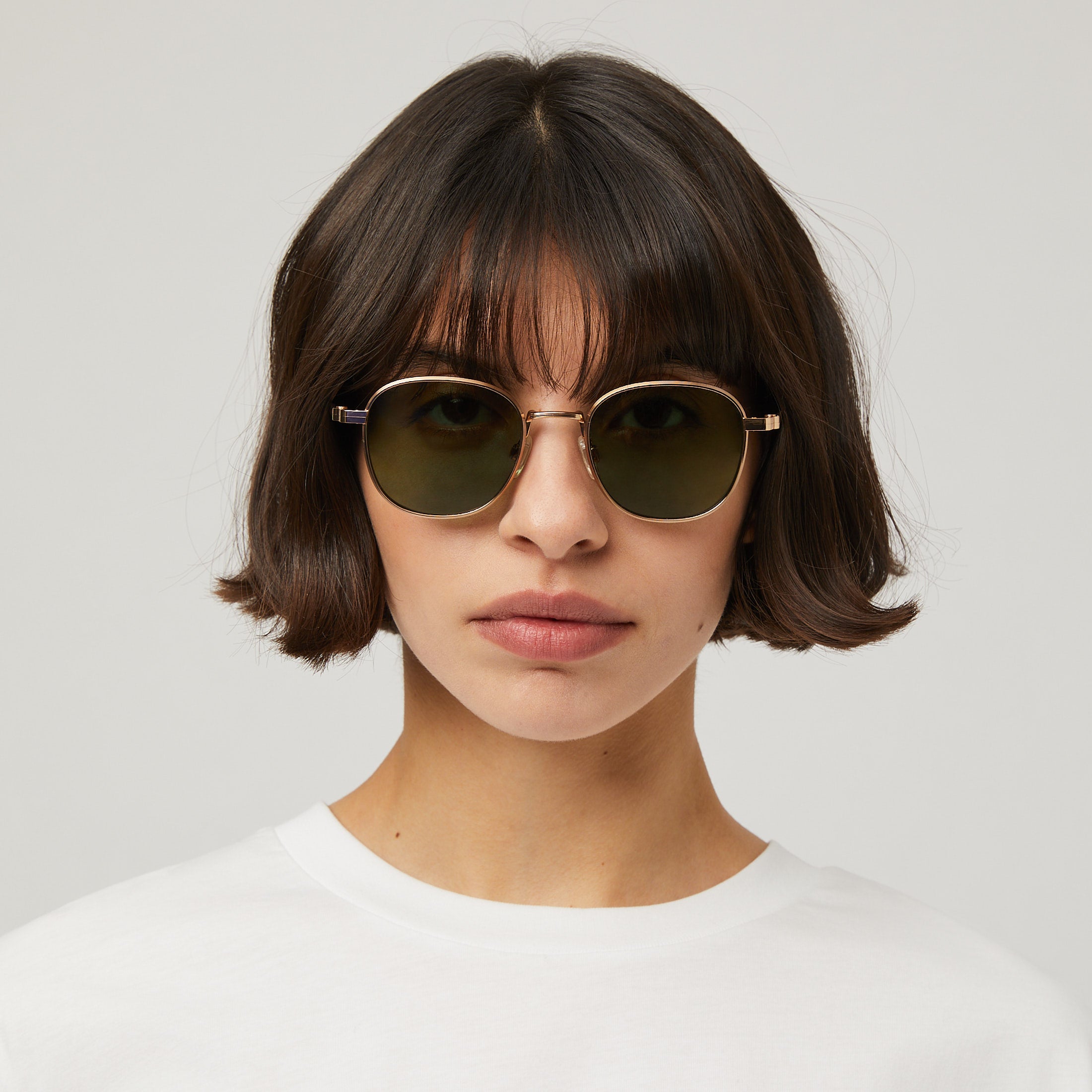 Titanium Square Sunglasses | Handmade | True Elegance