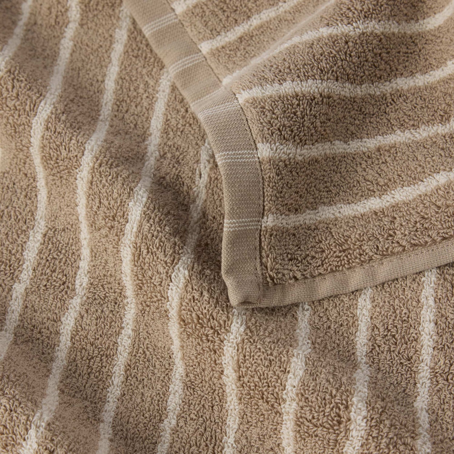 Striped Organic Cotton Towels