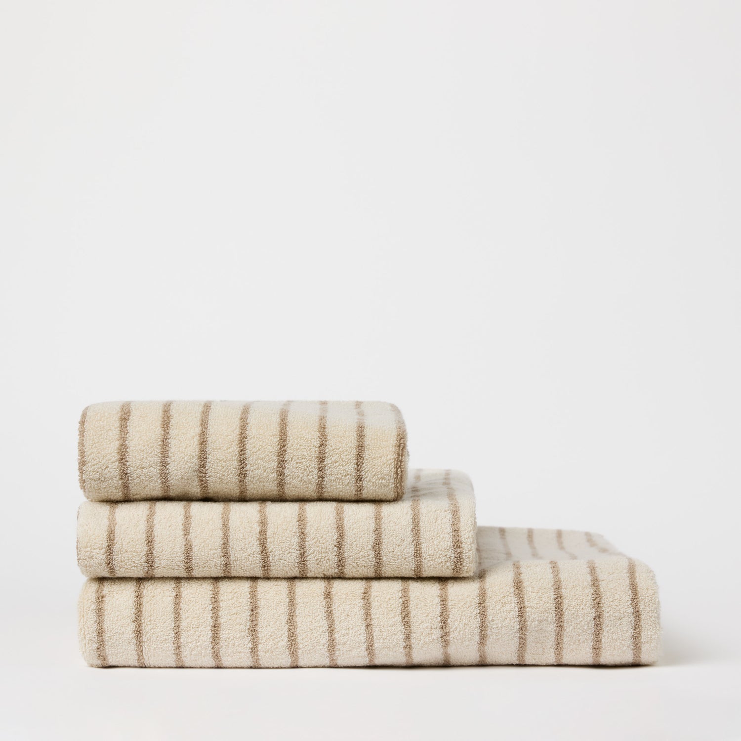 Striped Organic Cotton Towels