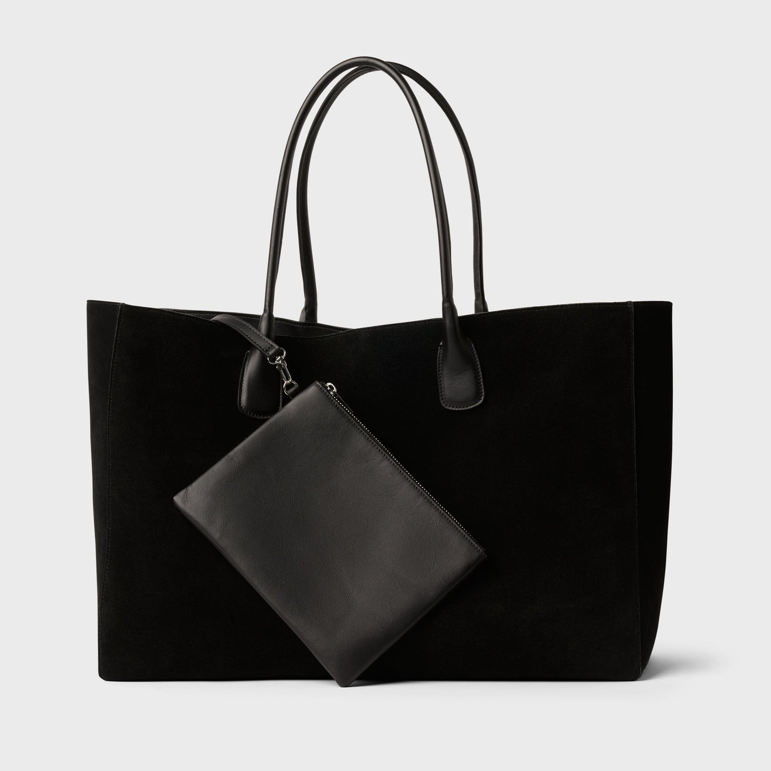 Large Suede Cabas Bag