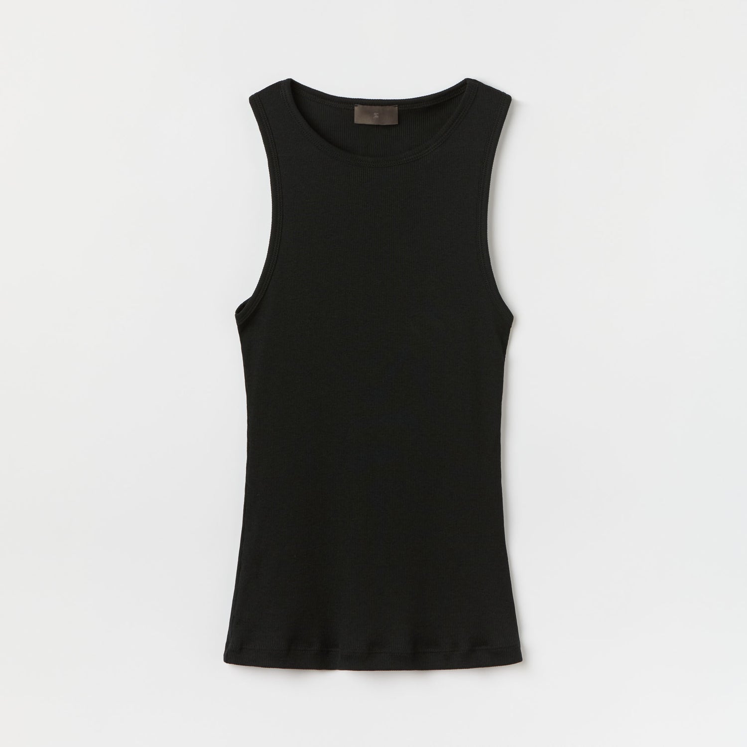 Women's Ribbed Cotton-Silk Tank Top