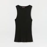 Women's Ribbed Cotton-Silk Tank Top