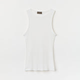 Women's Ribbed Cotton-Silk Tank Top