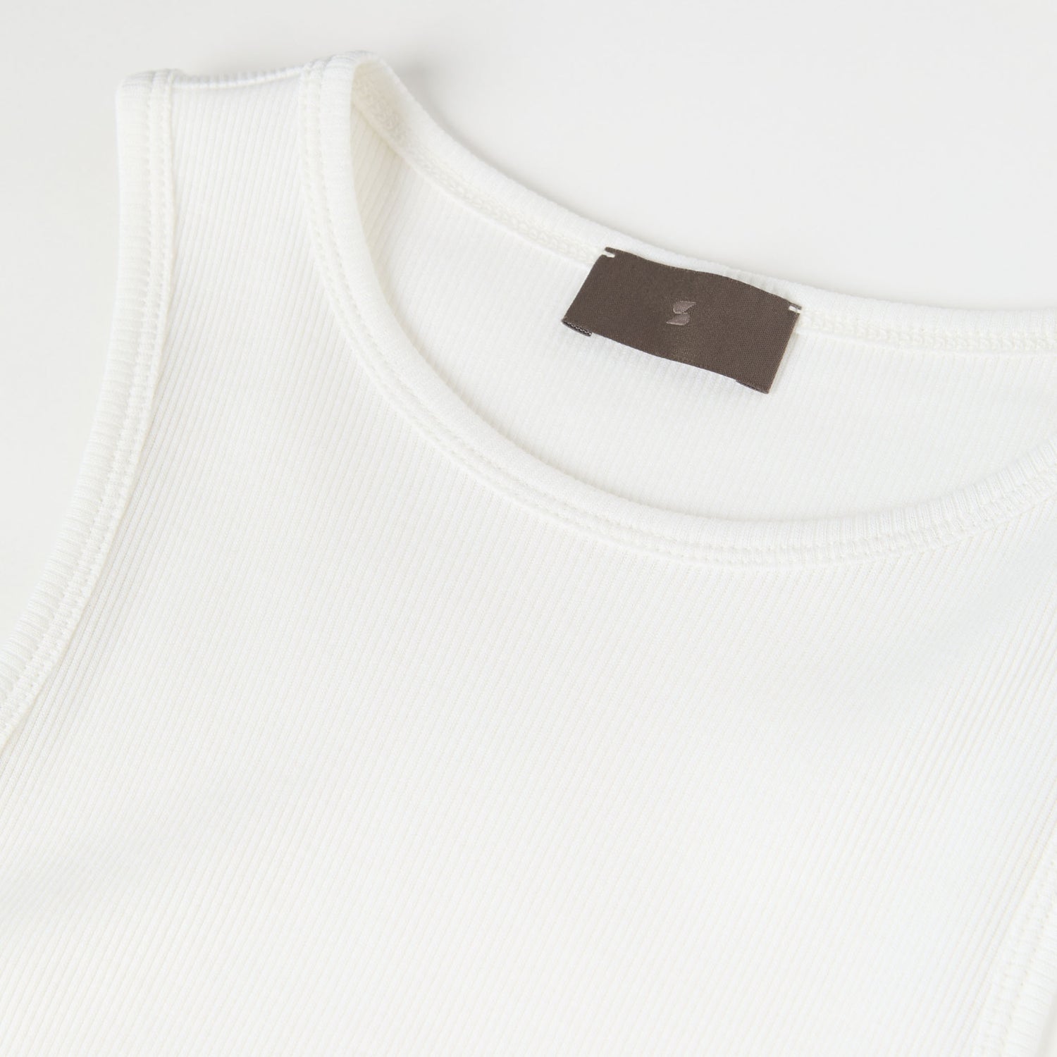 Women's Ribbed Cotton-Silk Tank Top