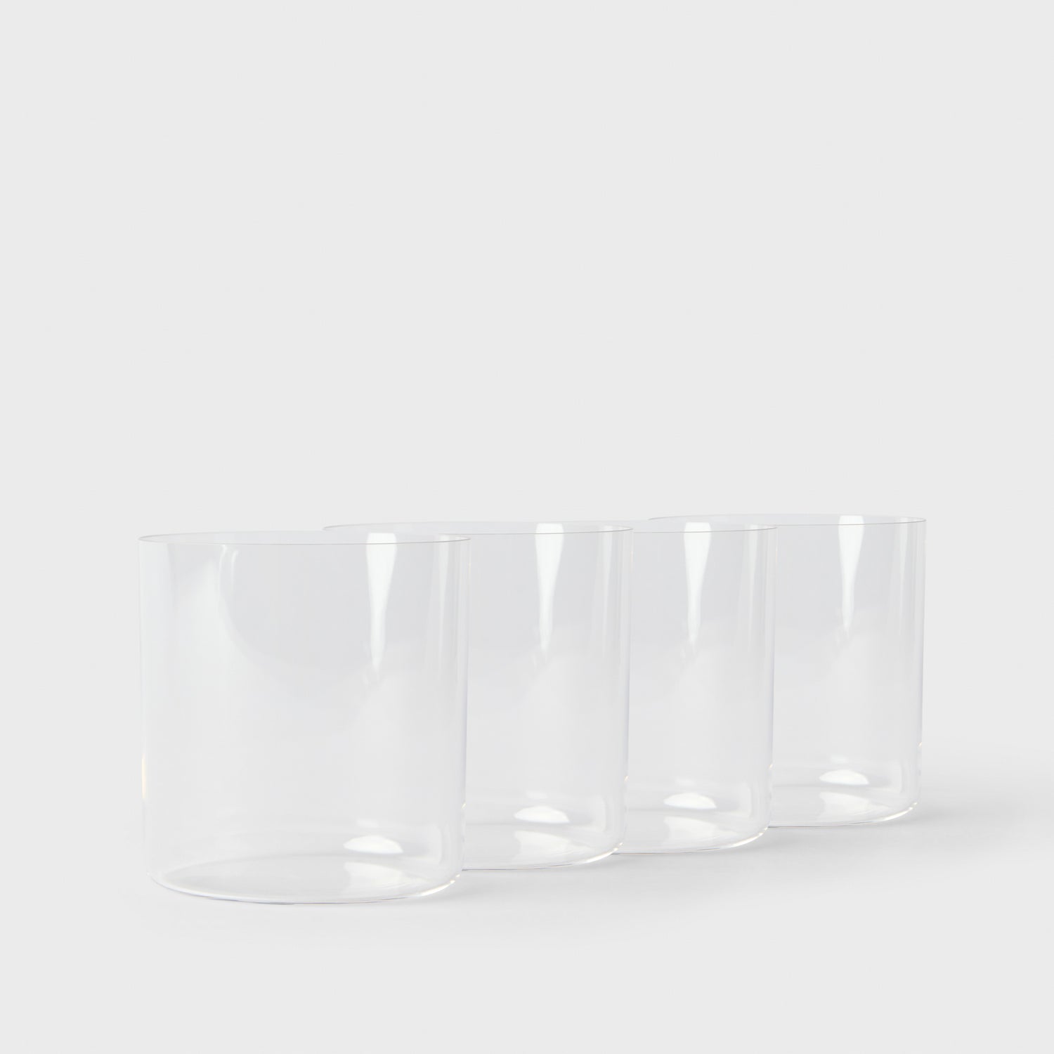 Ultra-Thin Crystal Lowball Glass 4-P