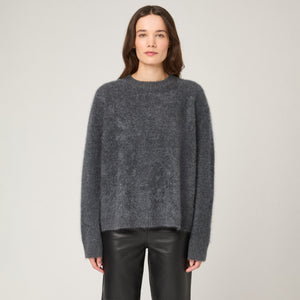Women's Brushed Cashmere Crewneck Sweater