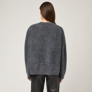 Women's Brushed Cashmere Crewneck Sweater