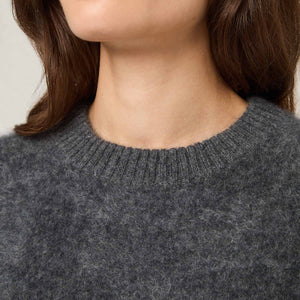 Women's Brushed Cashmere Crewneck Sweater