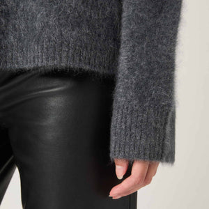 Women's Brushed Cashmere Crewneck Sweater