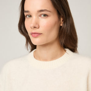 Women's Brushed Cashmere Crewneck