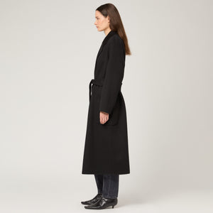 Women's Wool Cashmere Doublé Robe Coat