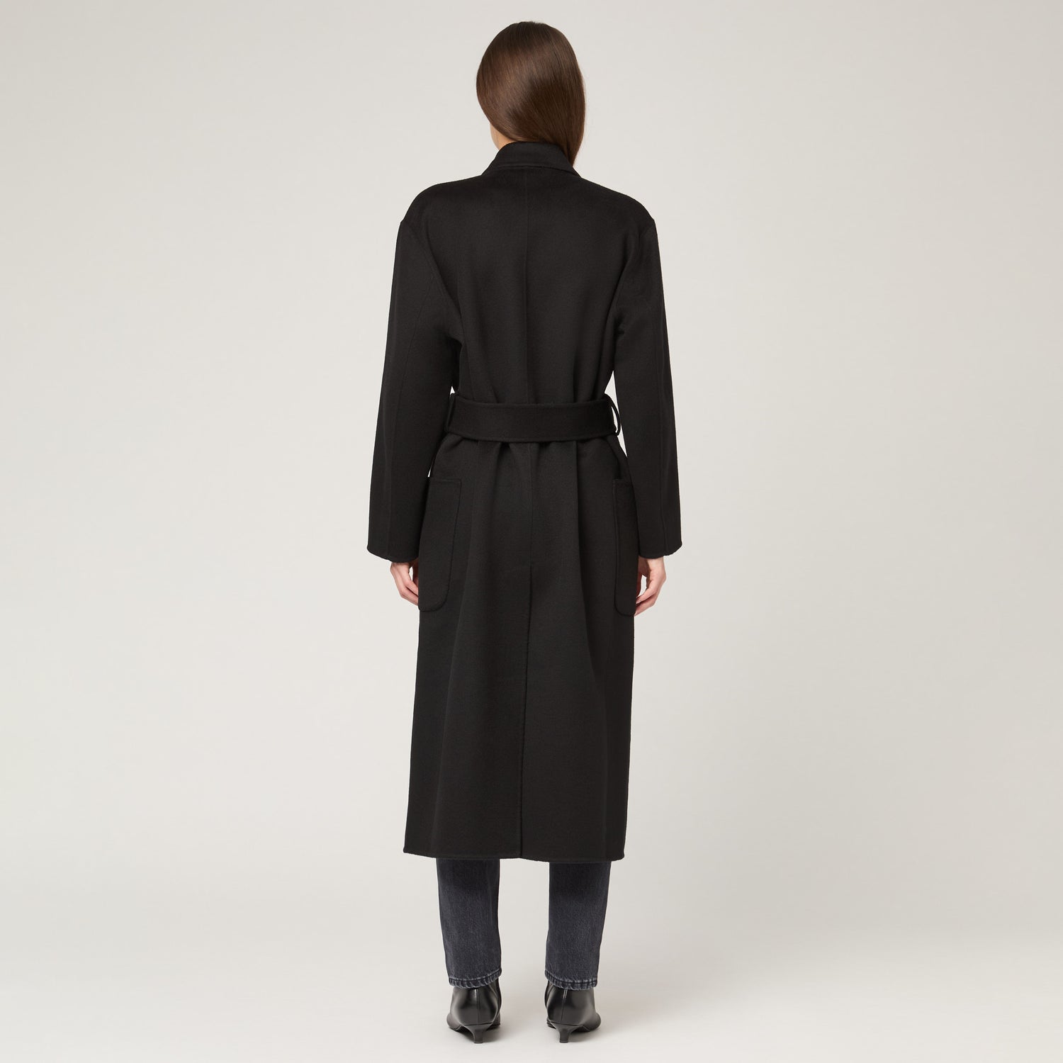 Women's Wool-Cashmere Doublé Robe Coat