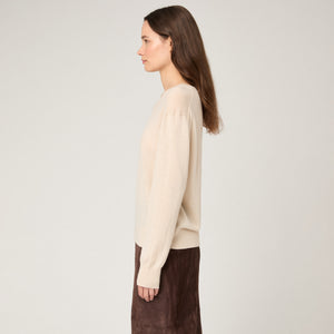 Women's Fine-Knit Cashmere V-Neck Sweater