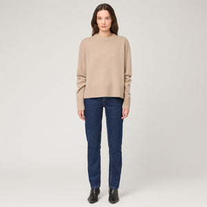 Women's Relaxed Cashmere Crewneck