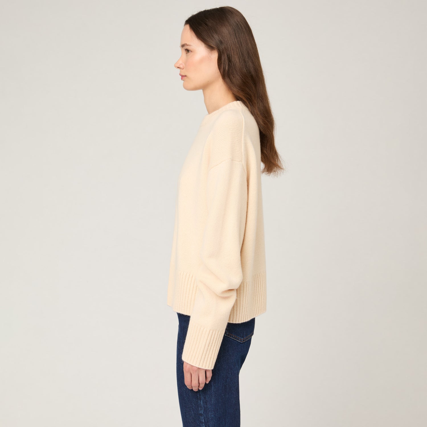 Women's Relaxed Cashmere Crewneck