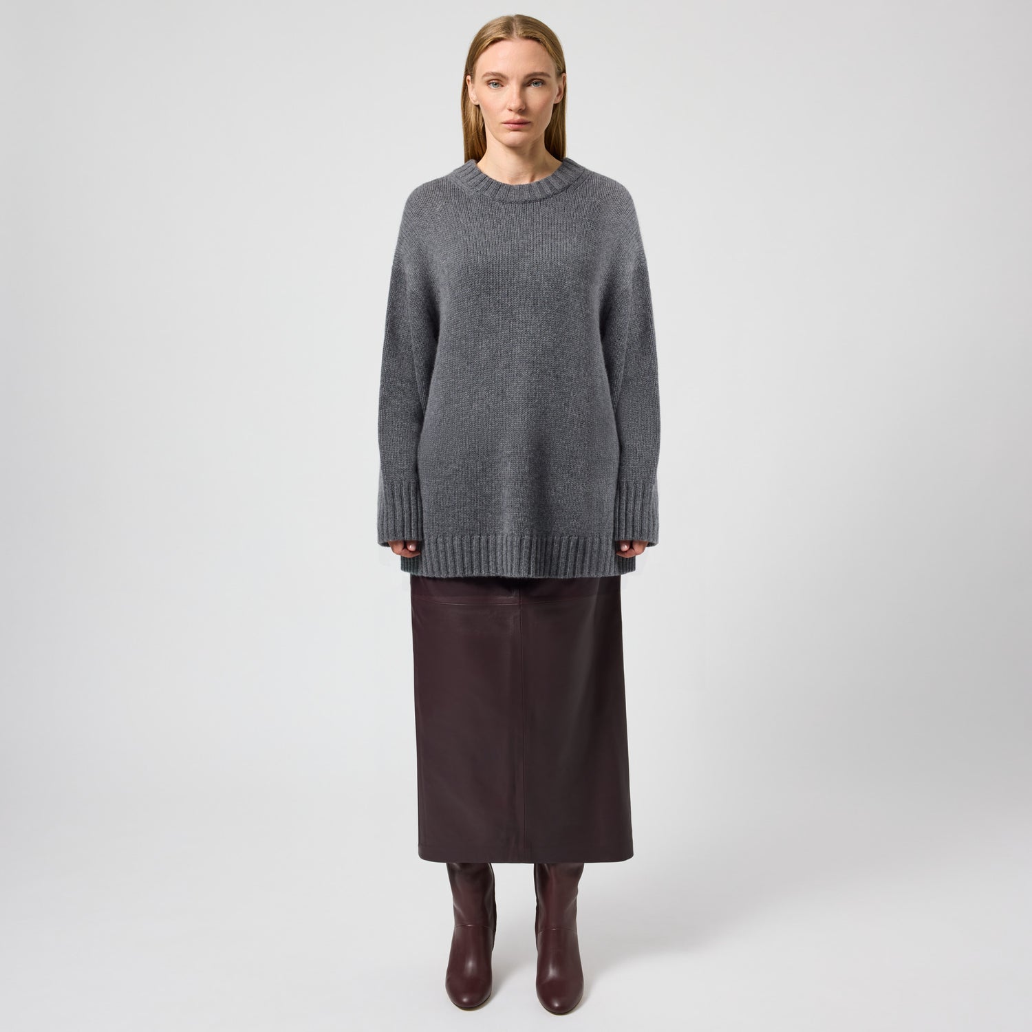 Women's Heavy Wool-Cashmere Sweater