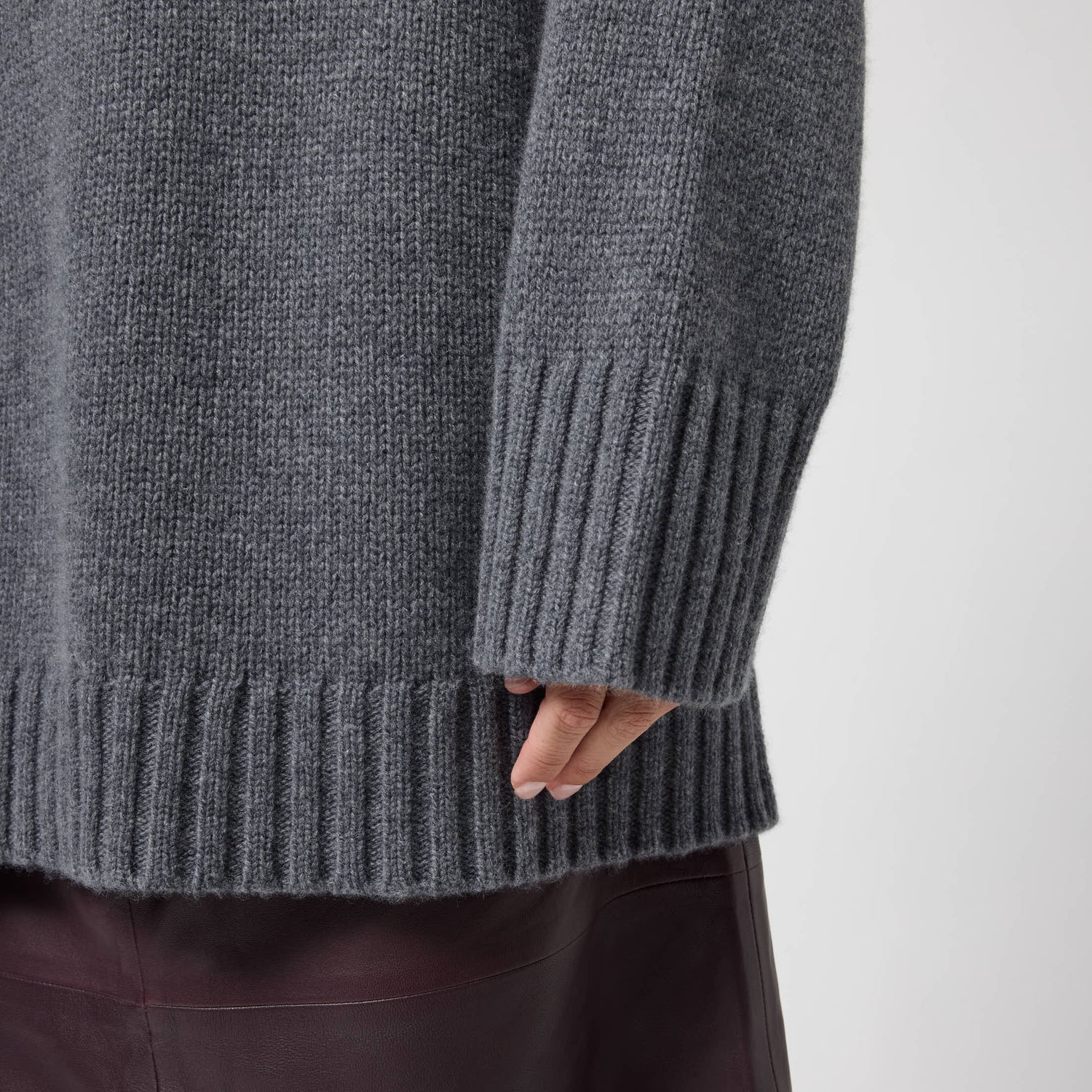Women's Heavy Wool-Cashmere Sweater