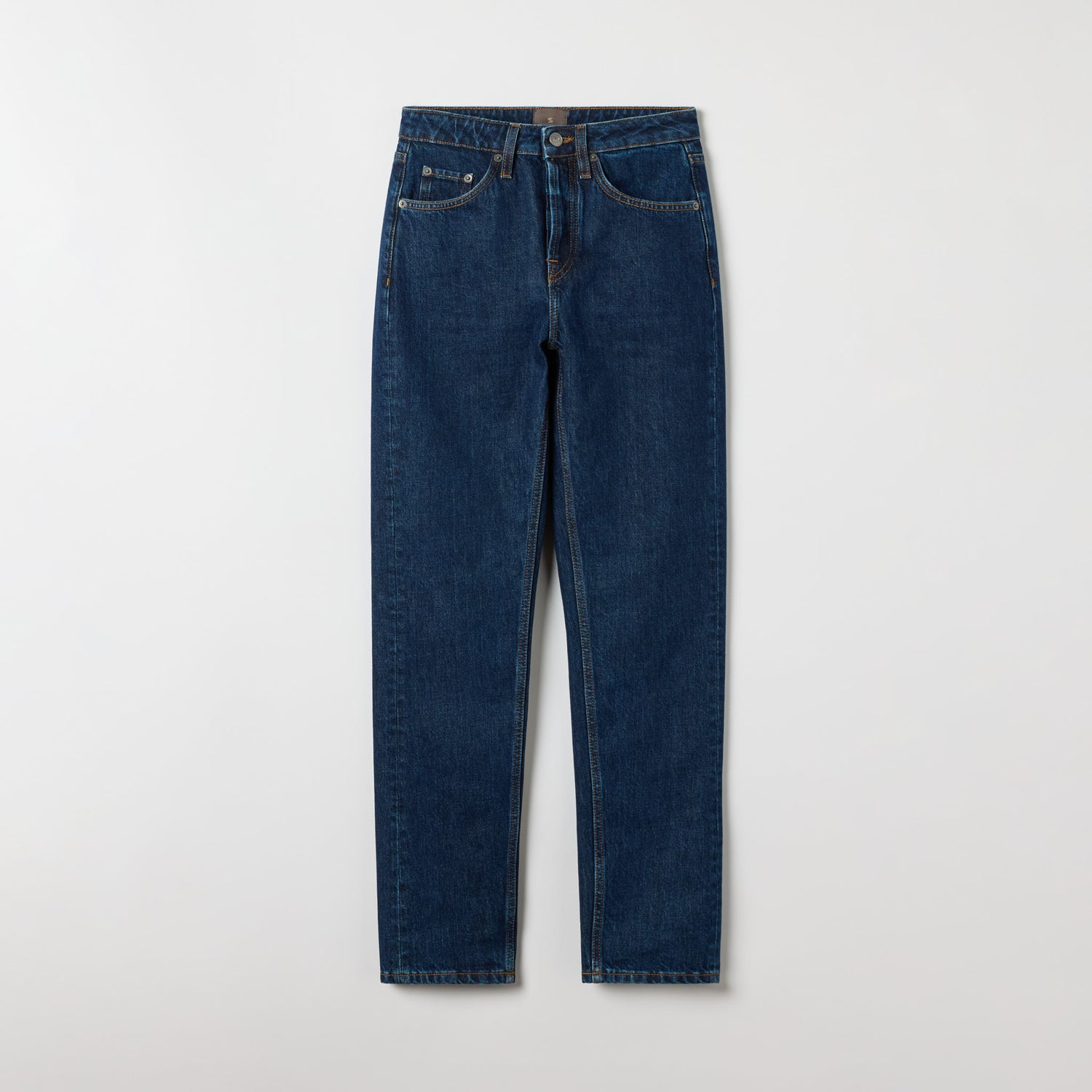 Women's High-Waisted Straight-Leg Denim