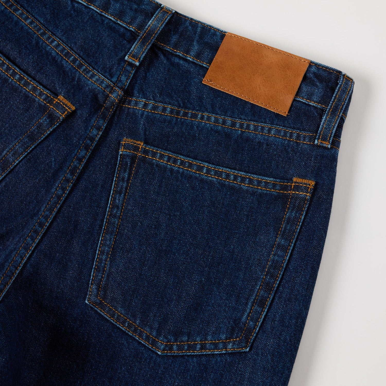 Women's High-Waisted Straight-Leg Denim