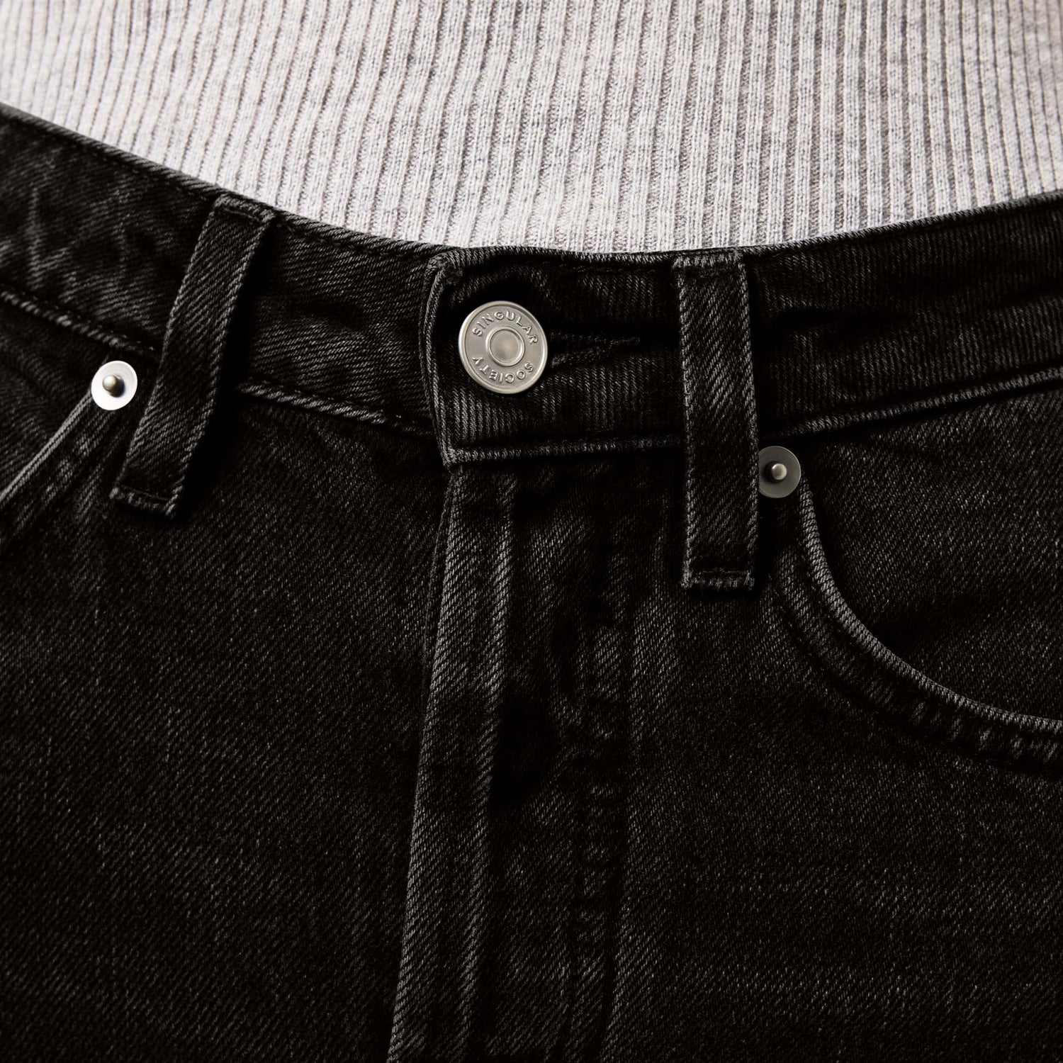 Women's High-Waisted Straight-Leg Denim