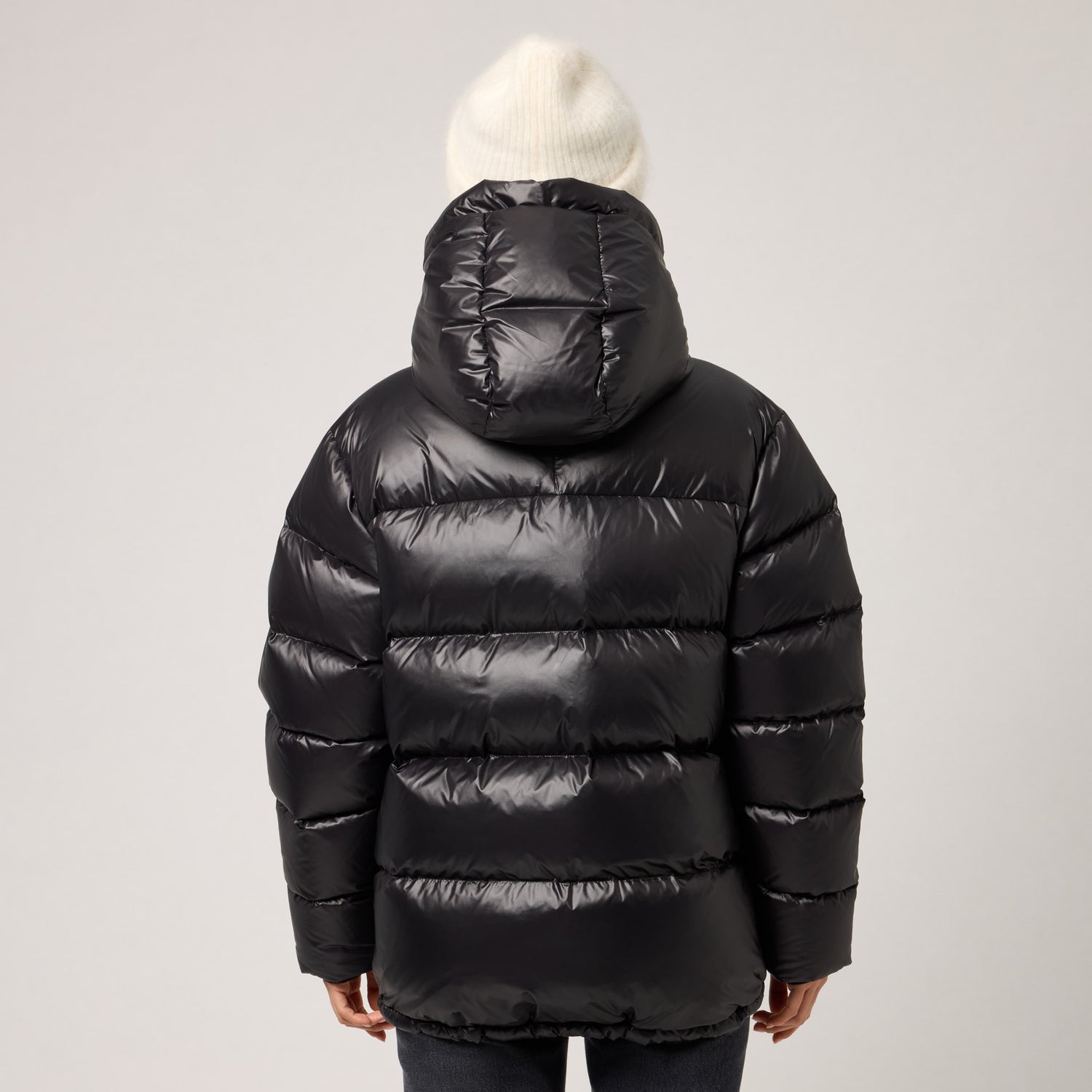 Women's Hooded Goose Down Puffer