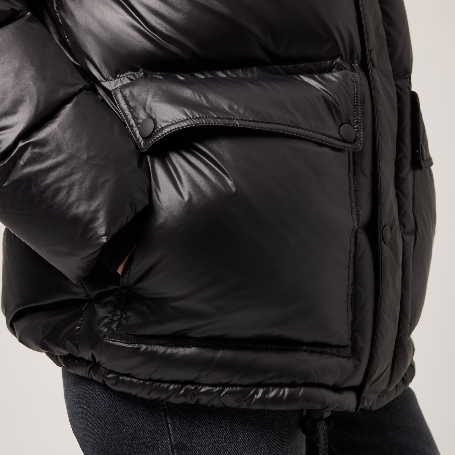 Women's Hooded Goose Down Puffer