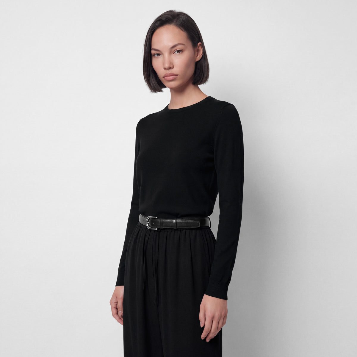 Women's Thin Merino Knitted Top
