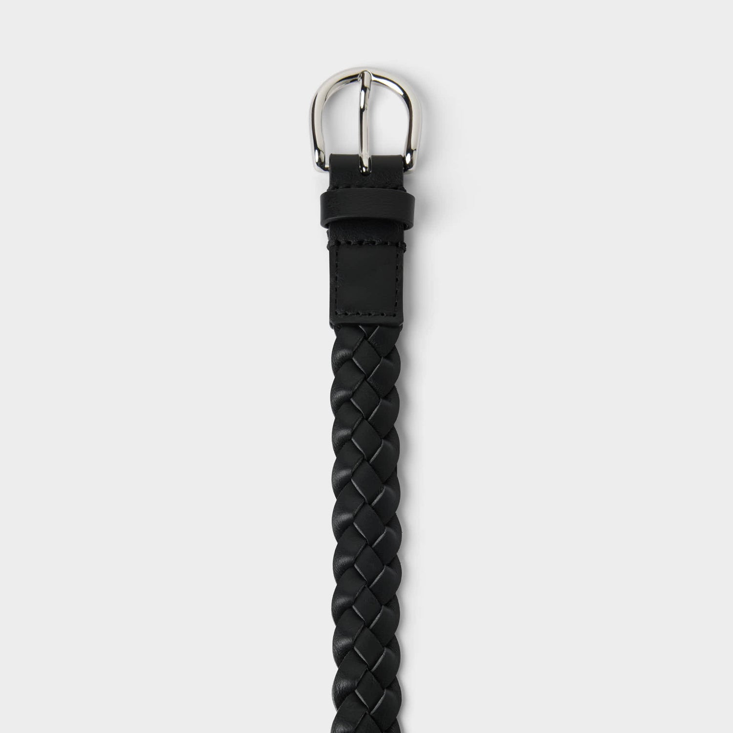 Women's Braided Leather Belt 25mm