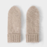 Women's Brushed Cashmere Mittens
