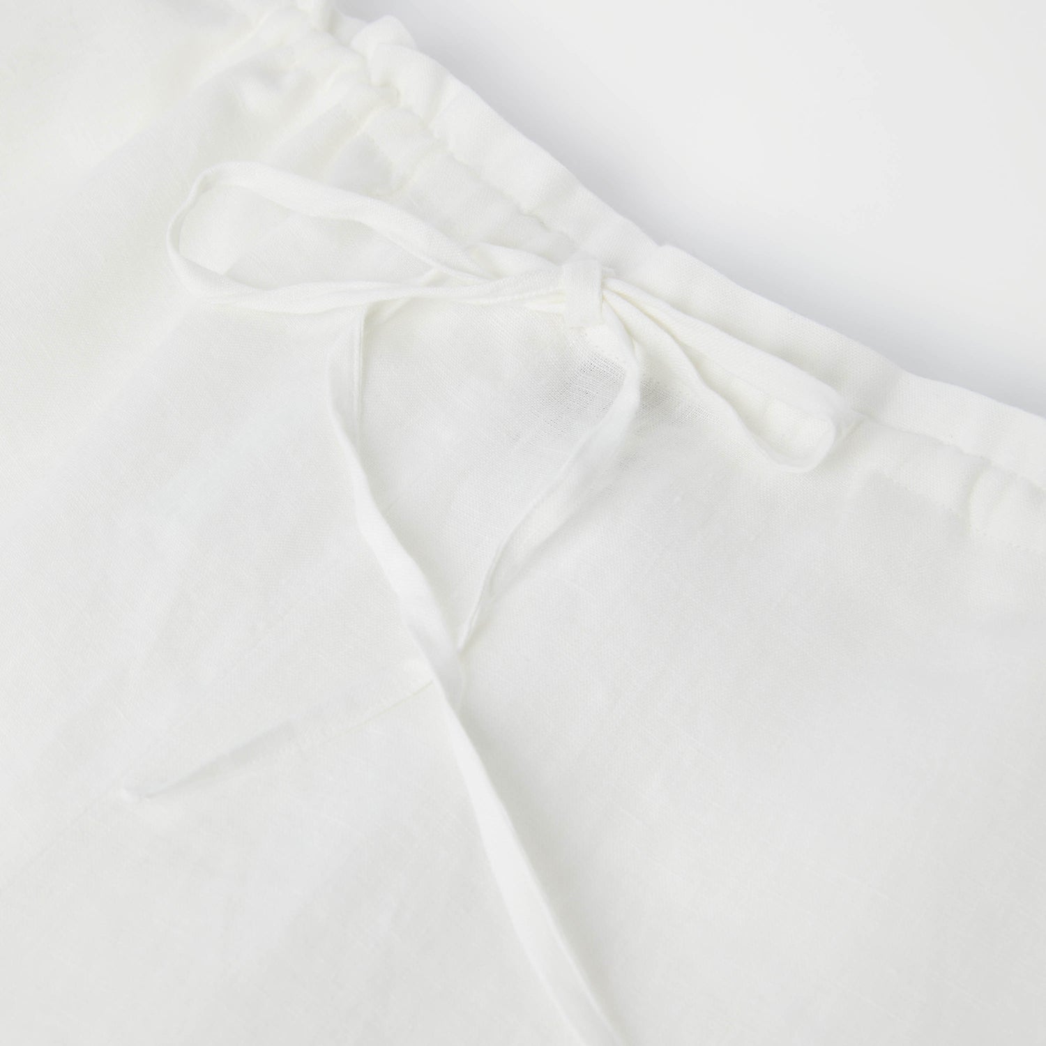 Women's Linen Drawstring Trousers