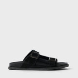 Women's Pony Hair Leather Sandals