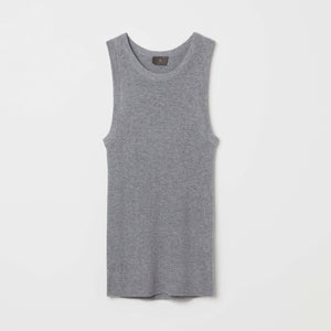 Women's Ribbed Cashmere Silk Tank Top