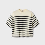 Women's Striped Silk-Cashmere T-shirt