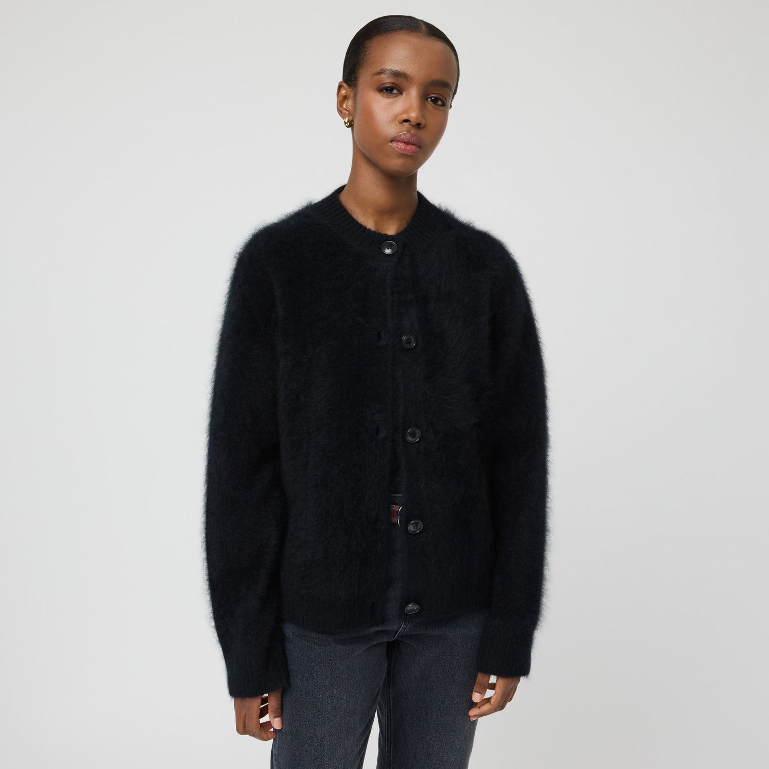 Women's Brushed Cashmere Cardigan