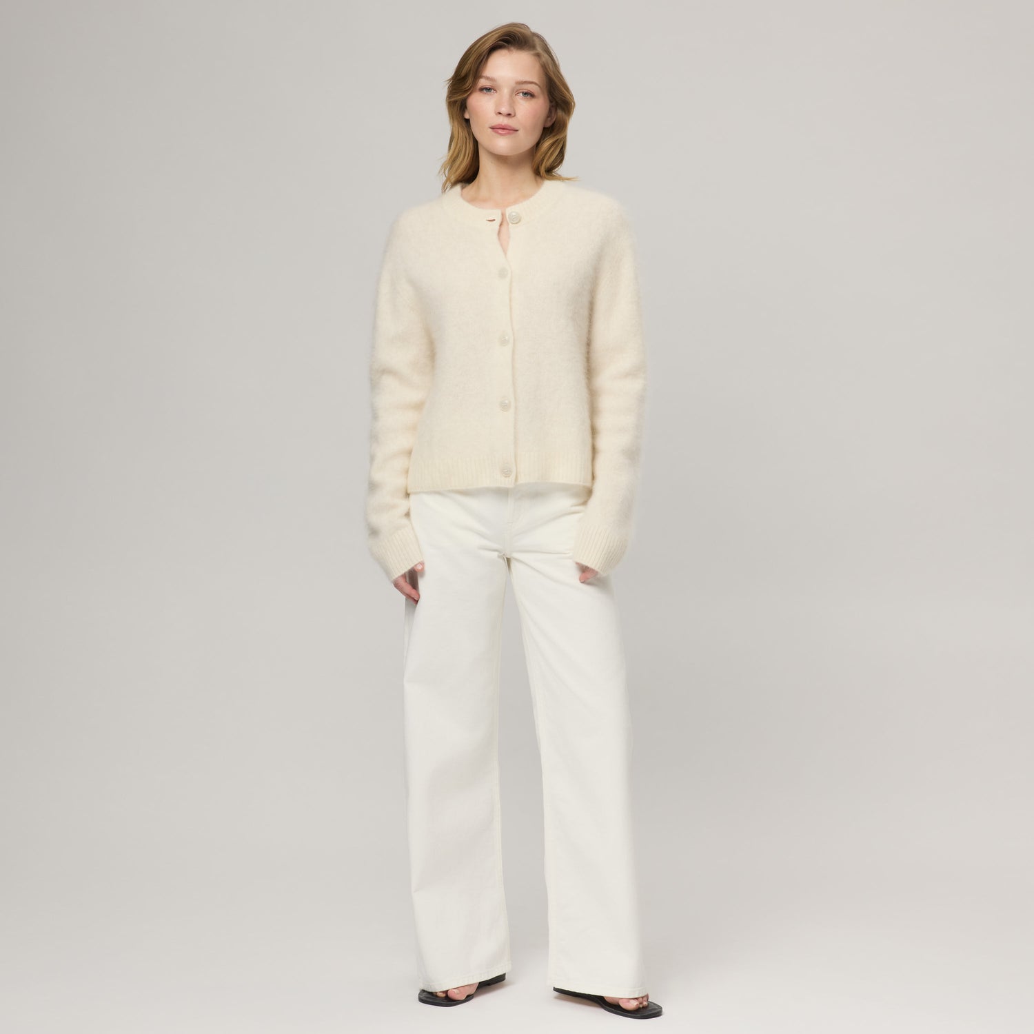 Women's Brushed Cashmere Cardigan