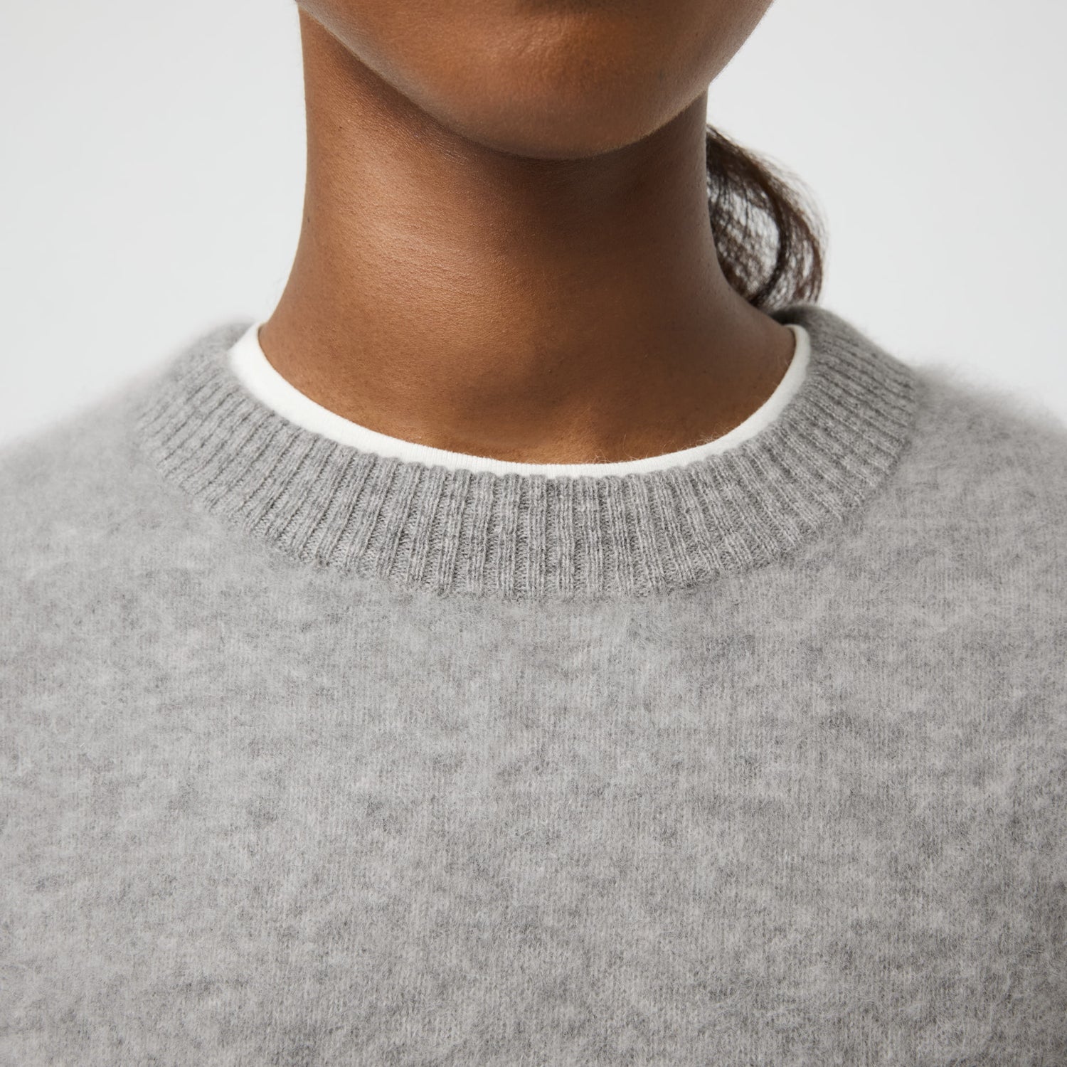 Women's Brushed Cashmere Crewneck Sweater