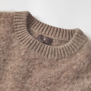 Women's Brushed Cashmere Round Neck