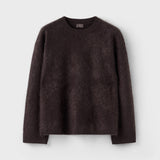 Women's Brushed Cashmere Crewneck Sweater