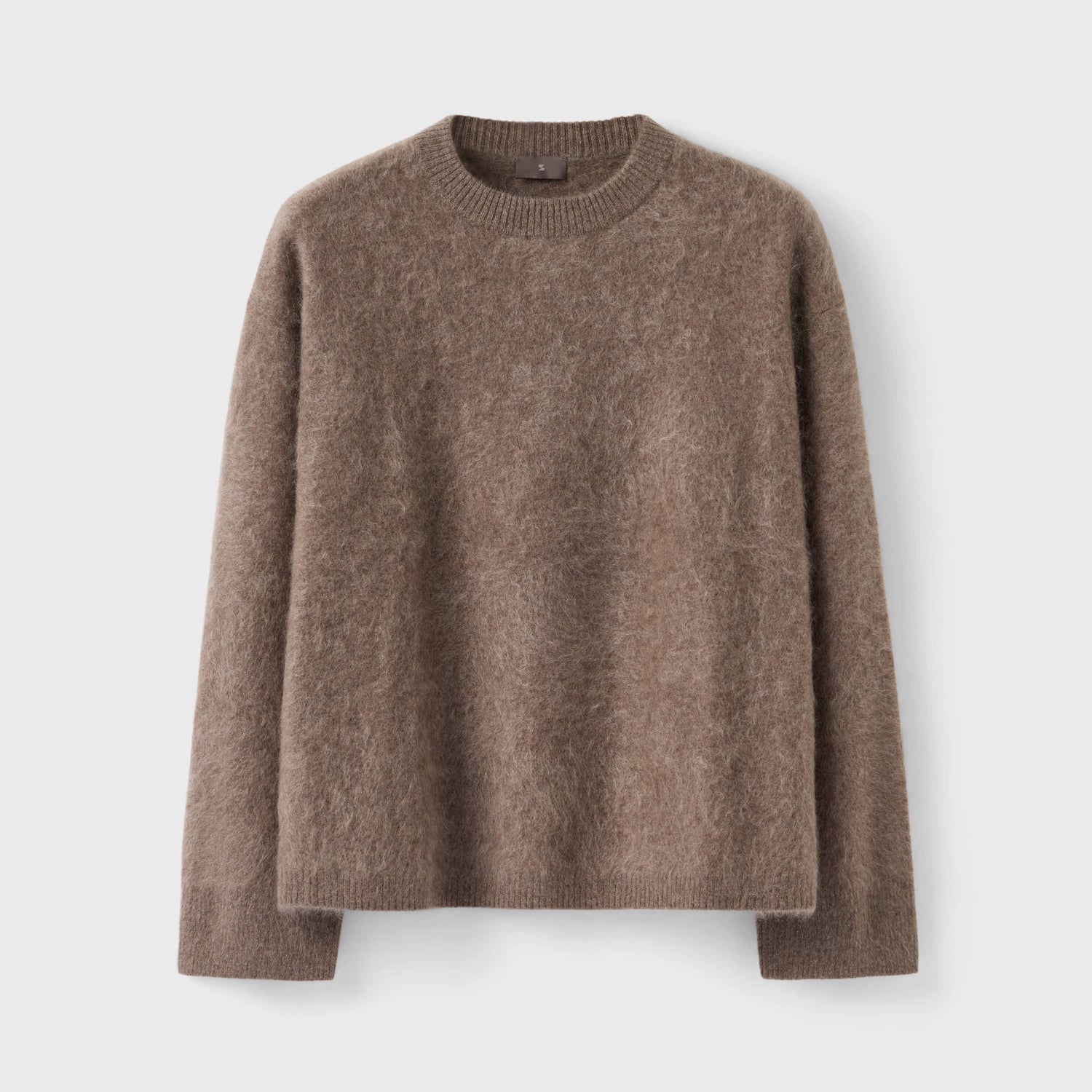 Women's Brushed Cashmere Crewneck Sweater