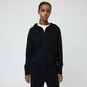 Women's Cashmere Zip Hoodie