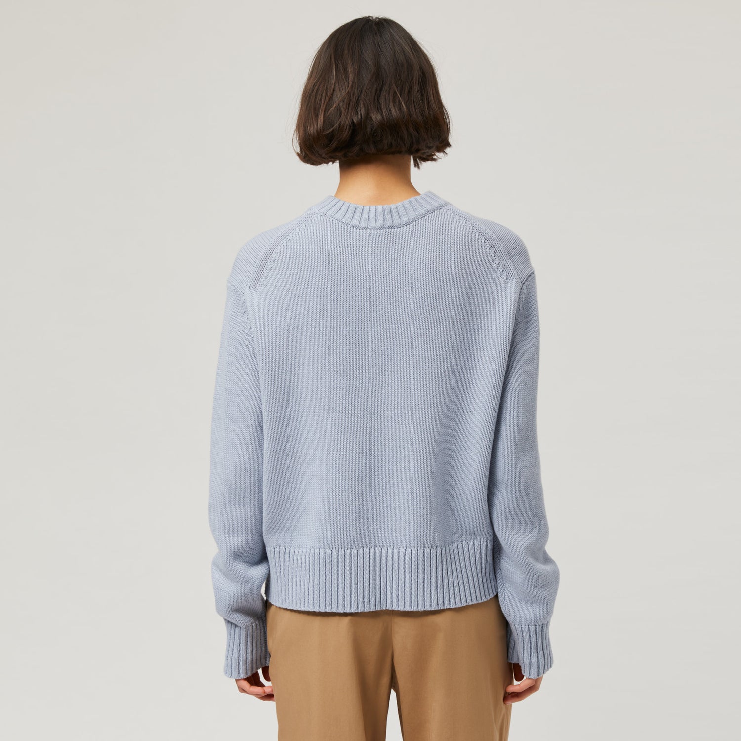 Women's Cotton-Cashmere Crewneck Sweater